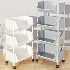 Small Stroller Shelf Floor Layer Household Living Room Snack Bookshelf Storage