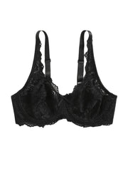 Contrast Lace Underwire Bra Sexy Bralette