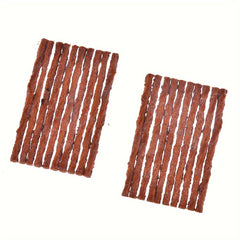 20pcs 3.5mmx100mm Rubber Strips for Bicycle Tyre Repair