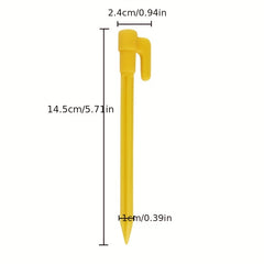 4pcs Plastic Ground Nails Tent Stakes For Camping
