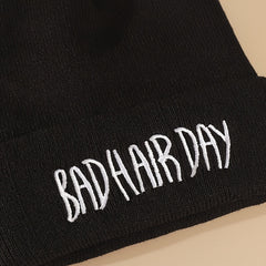 Hip Hop Knitted Hat Embroidered Beanie