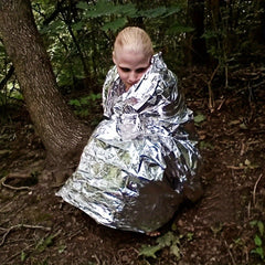 Thermal Survival Blanket Double Sided Silvery Emergency Blanket