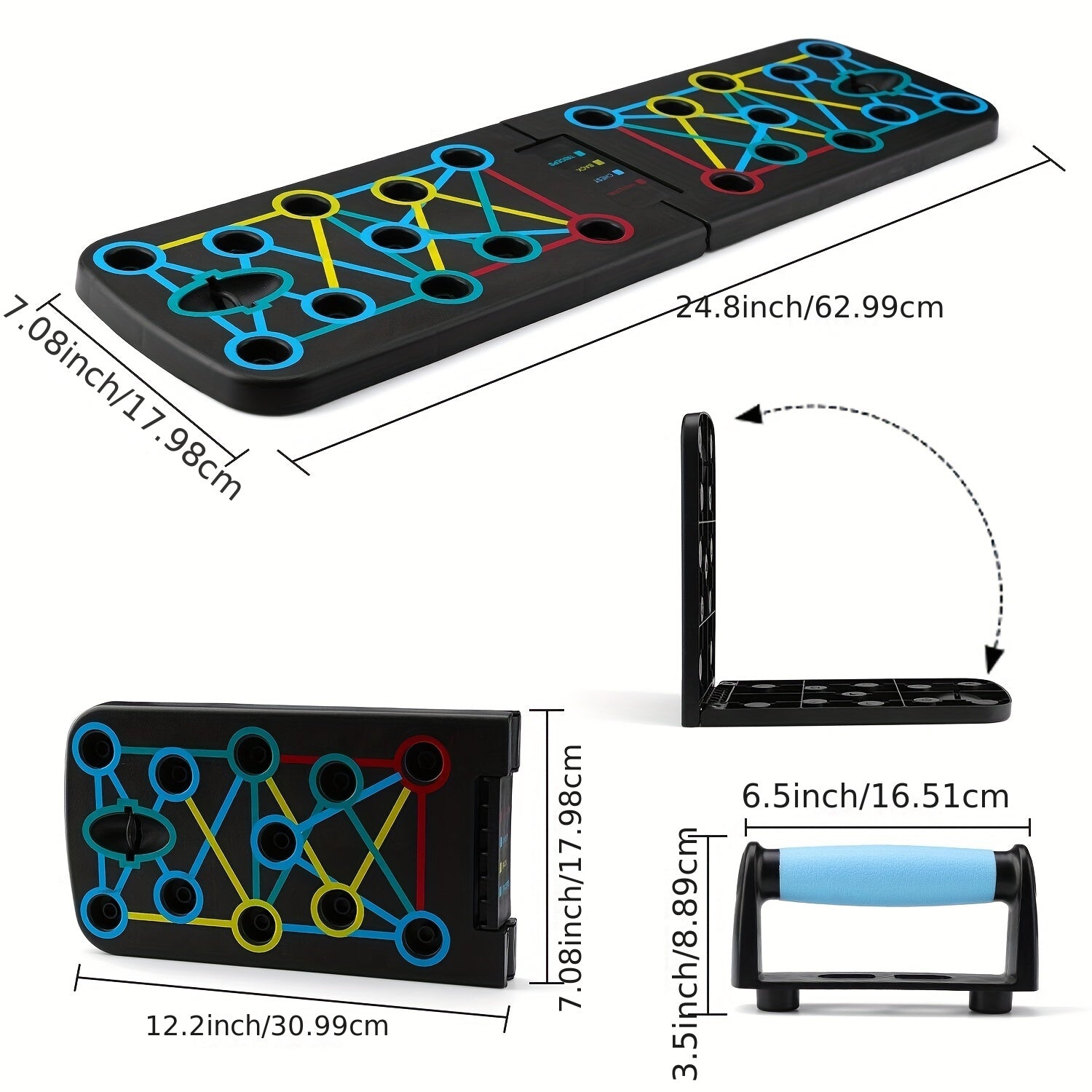 Foldable Push up Board Abdominal Exercise Equipment