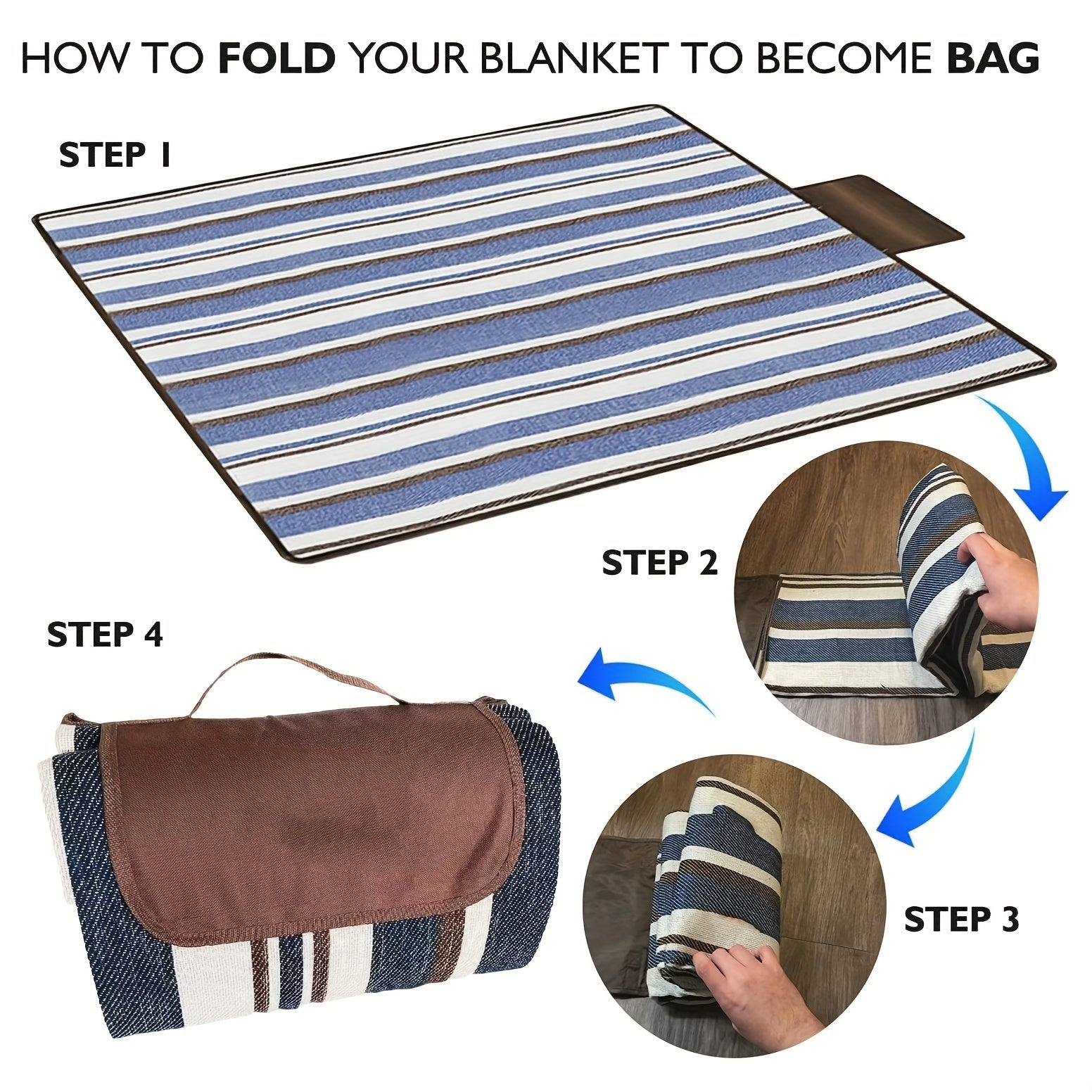 XL Picnic Blanket Waterproof Sandproof Beach Mat Couples Gift Ideas