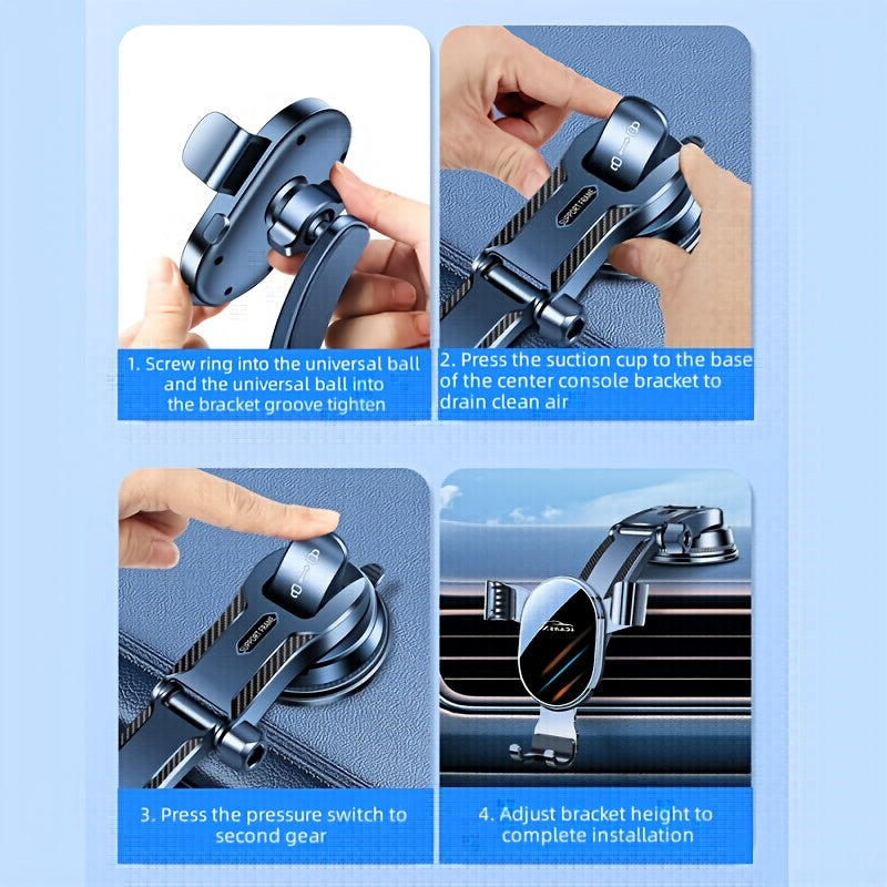 Car Phone Holder Gravity Induction Suction Cup Rack