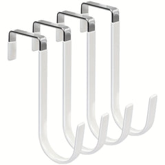 Over The Door Hook 4 Pack Single Hooks Hanger Metal