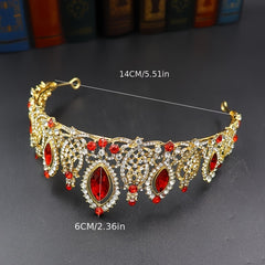 Baroque Rhinestone Bridal Crown Headband