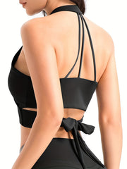 Comfy & Breathable Halter Wireless Bra - Women's Lingerie