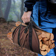 Portable Firewood Carrier Tote Bag