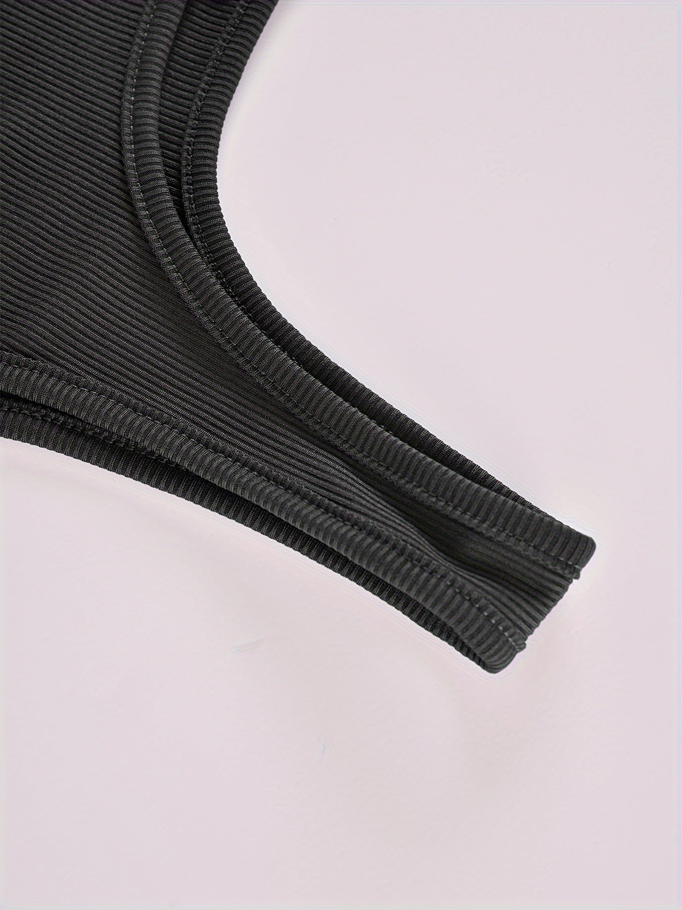 Ribbed Shaping Bodysuit Tummy Control Sleeveless Body Shaper