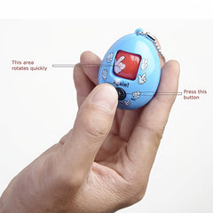 8pcs Rock Paper Scissors Egg Set Mini Toy with Keychain