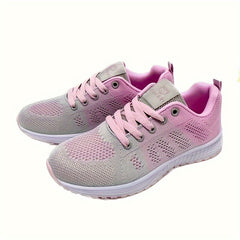 Woven Running Shoes Lightweight Comfy Mesh Sneakers Outdoor Walking Shoes