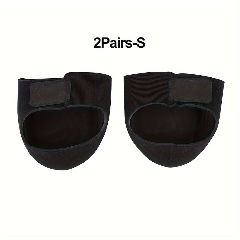 2 Pairs Silicone Heel Sleeve Plantar Fascia Heel Warmth Gel Protective Sleeve