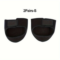 2 Pairs Silicone Heel Sleeve Plantar Fascia Heel Warmth Gel Protective Sleeve