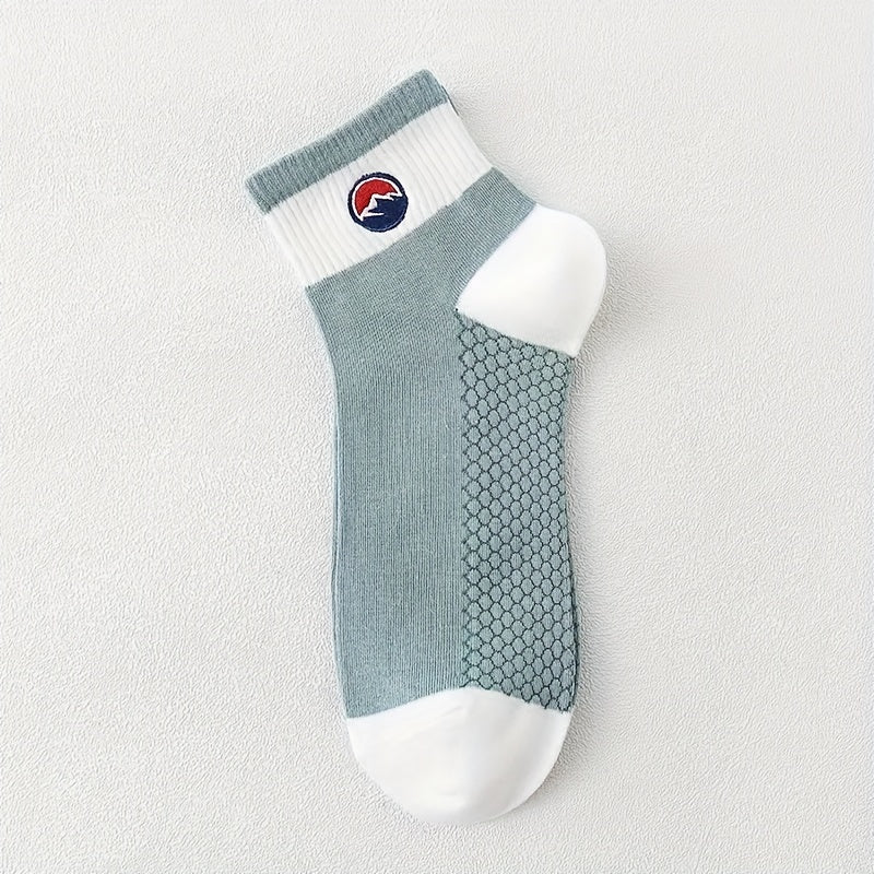 6 Pairs Sports Crew Socks Comfy & Breathable Women's Stockings
