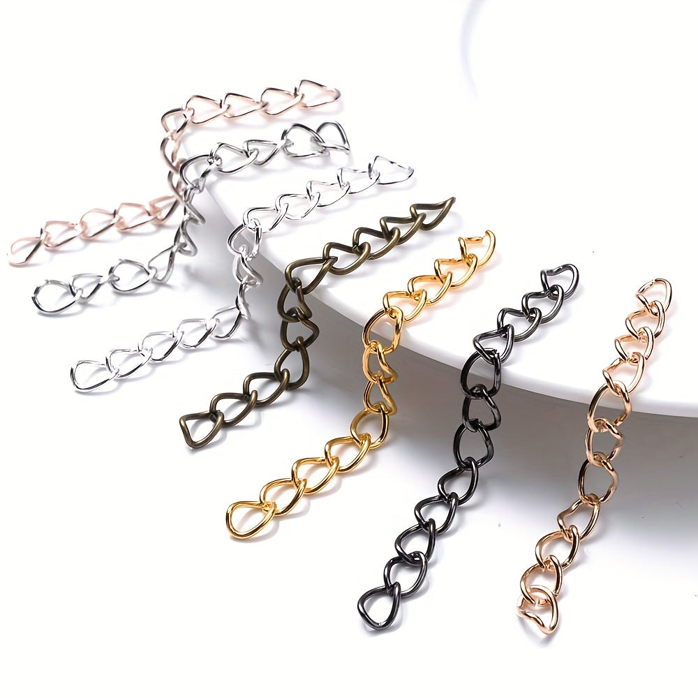 30pcs Bulk Bracelet Necklace Extension Chains 1.969in for DIY Jewelry Making