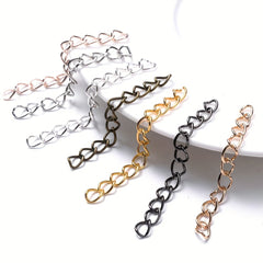 30pcs Bulk Bracelet Necklace Extension Chains 1.969in for DIY Jewelry Making