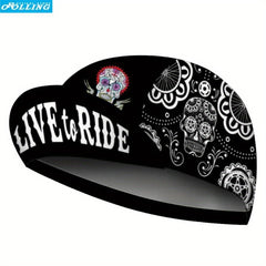 ROLLING Skull Classic Cycling Cap Quick Dry Sports Cap For Bike Riding