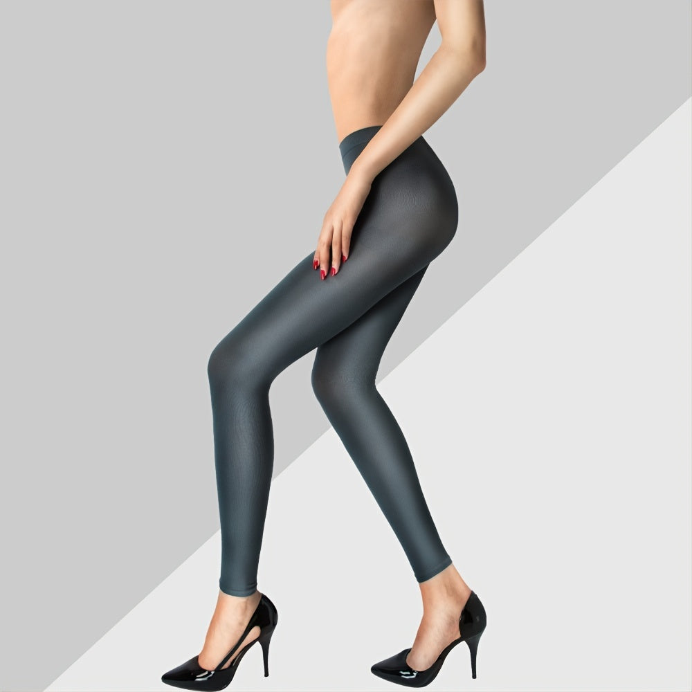 Women's Solid Cropped Pant High Waisted Slim Fit Leggings Pants