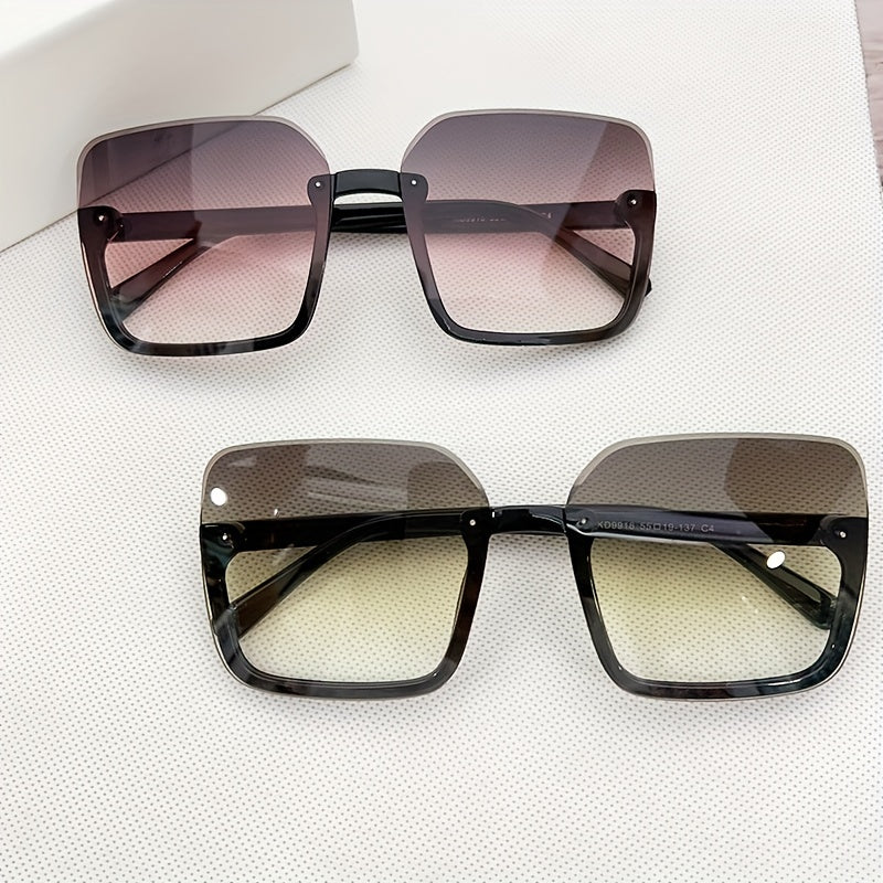 4pcs Couple Sunglasses Large & Small Frame Glasses