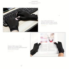 Copper Fiber Compression Gloves - Joint Warm Glove for Men and Women