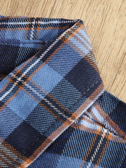 Boys Plaid Button Down Shirts Long Sleeve Spring Fall Outwear Jacket