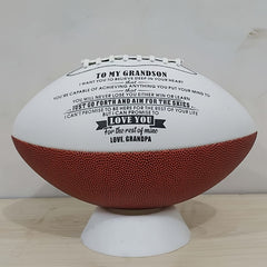 Adult Standard Training Football No 9 Pu American Rubber Granule Surface
