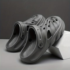 Men's Lightweight Comfy Clogs Hollow Out Non Slip Garden Shoes