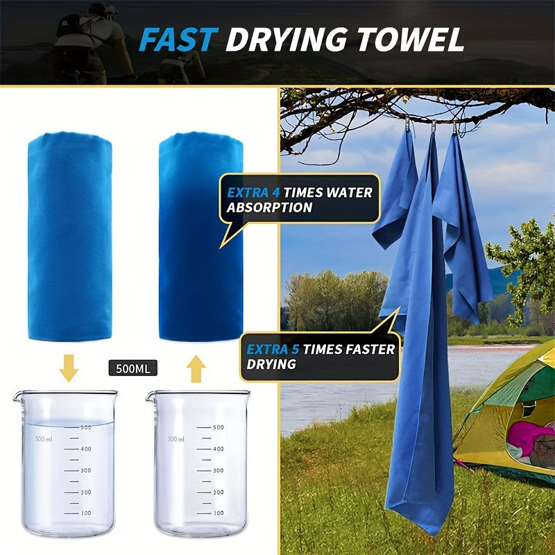2pcs Microfiber Yoga Towel Non-Slip Fitness Towel