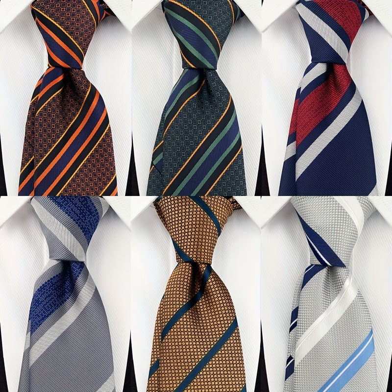 British Gentleman Striped Men's Tie Suit Street Style