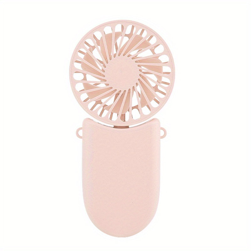 Mini USB Rechargeable Fan 3-Speed Portable Foldable Desktop Fan