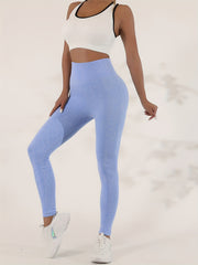 High Waist Seamless Yoga Pants Butt Lifting High Stretch Yoga Leggings
