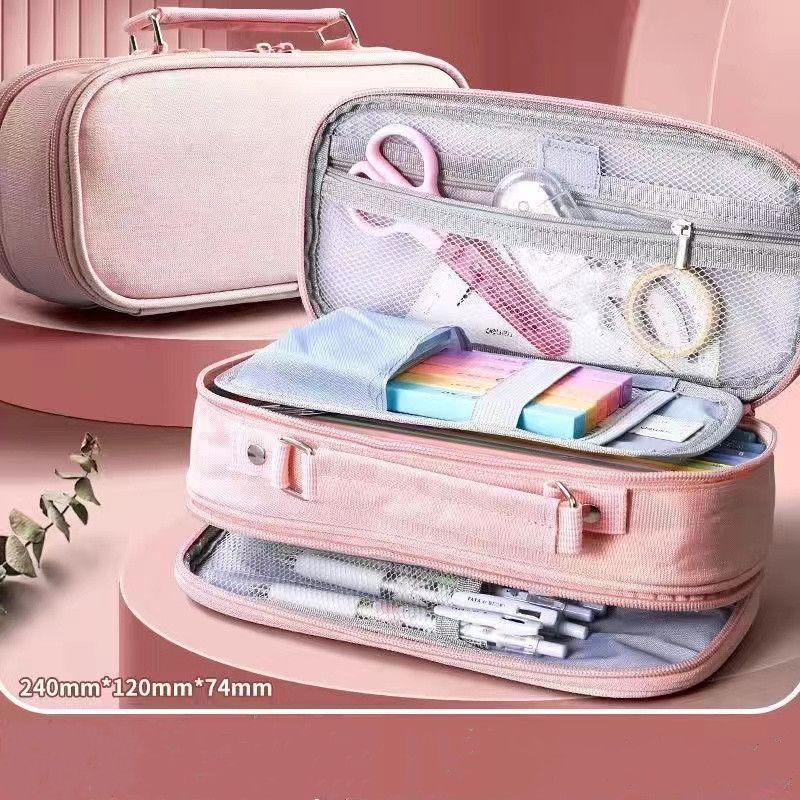 Large Capacity Multifunctional Pen Bag for School Students