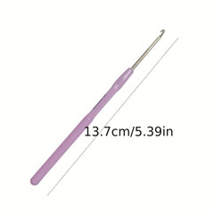 3pcs Crochet Hooks Plastics Handle Knitting Needles Yarn DIY Craft