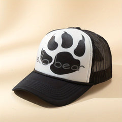 Men's Hollow Bear Claw Sponge Baseball Cap