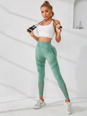 Hollow Sports Hip Lift Yoga Leggings High Elastic Exercise Pants