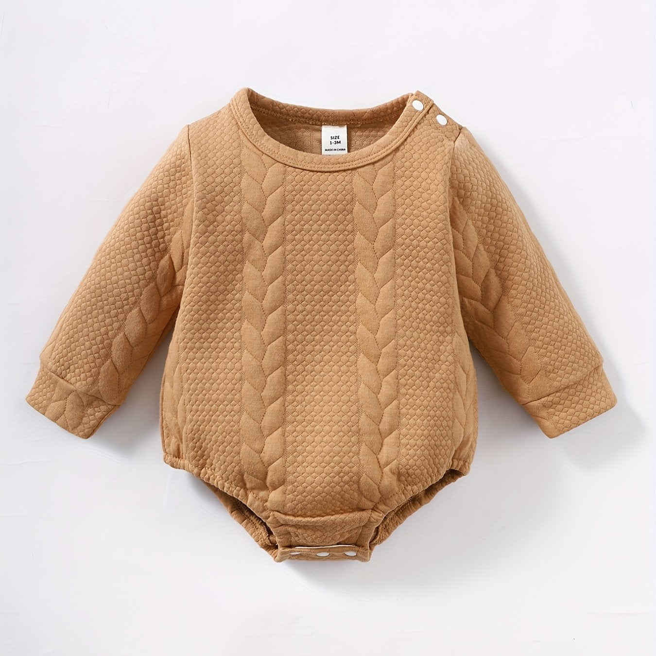 Newborn Baby Boy Knitted Romper
