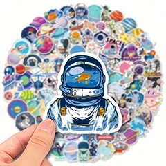50pcs Astronaut Series Graffiti Stickers for Decoration