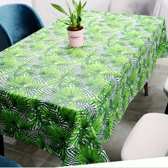 Hawaiian Palm Leaf Tablecloth Tropical Leaf Tablecloth Party Supplies