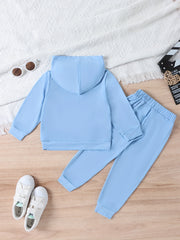 Toddler Girl's Heart Graphic Hoodie & Sweatpants Set