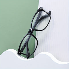 Vintage Clear Lens Cat Eye Glasses Minimalist Eyewear