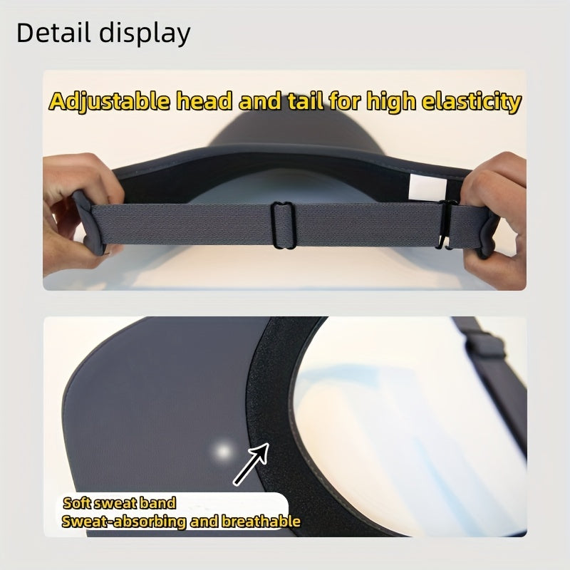 Sunscreen Sunshade Visor Hat for Outdoor Sports Running