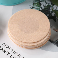30 Pairs Women's Disposable Nipple Stickers Anti-glare Round Flower