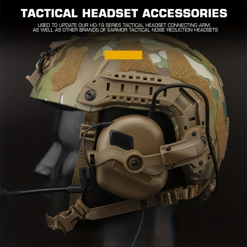 Tactical Noise Cancelling Helmet Rail Adapter