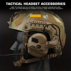 Tactical Noise Cancelling Helmet Rail Adapter
