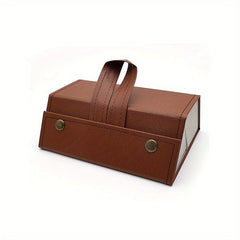 Grid Wall Hanging Glasses Storage Bag Organizer Case Travel Glasses Box