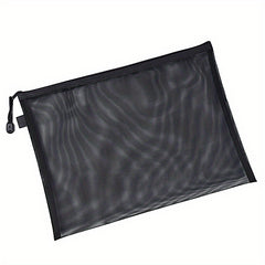 Nylon Mesh Pouch Cosmetic Bag Makeup Pencil Case Travel Bag