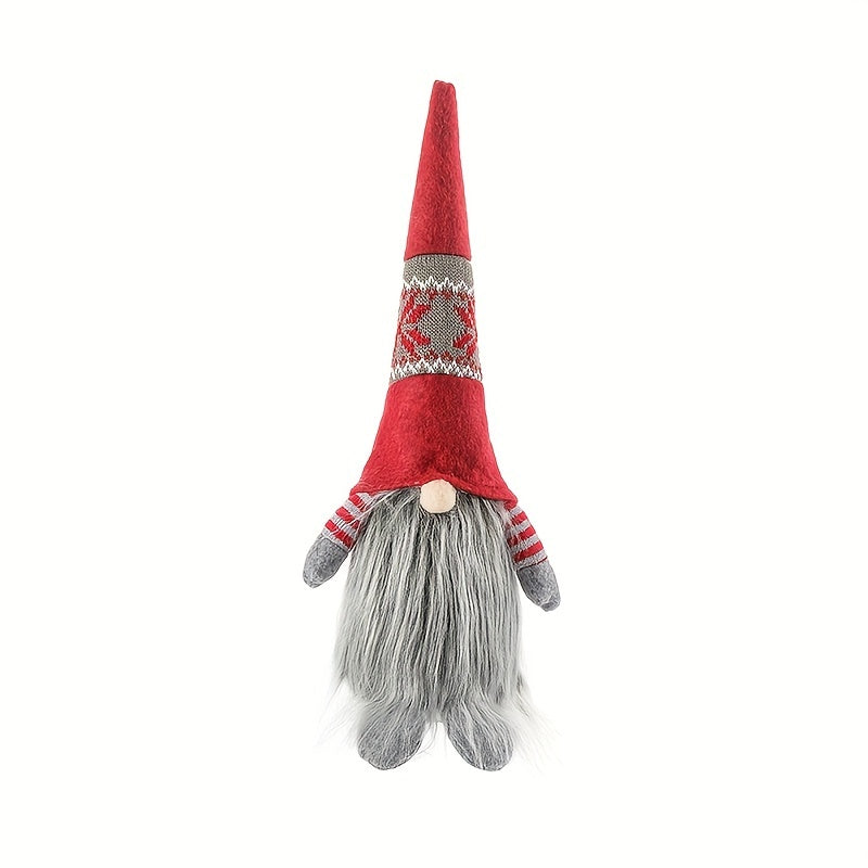 Xmas Faceless Old Man Plush Doll - Christmas Gift & Decoration