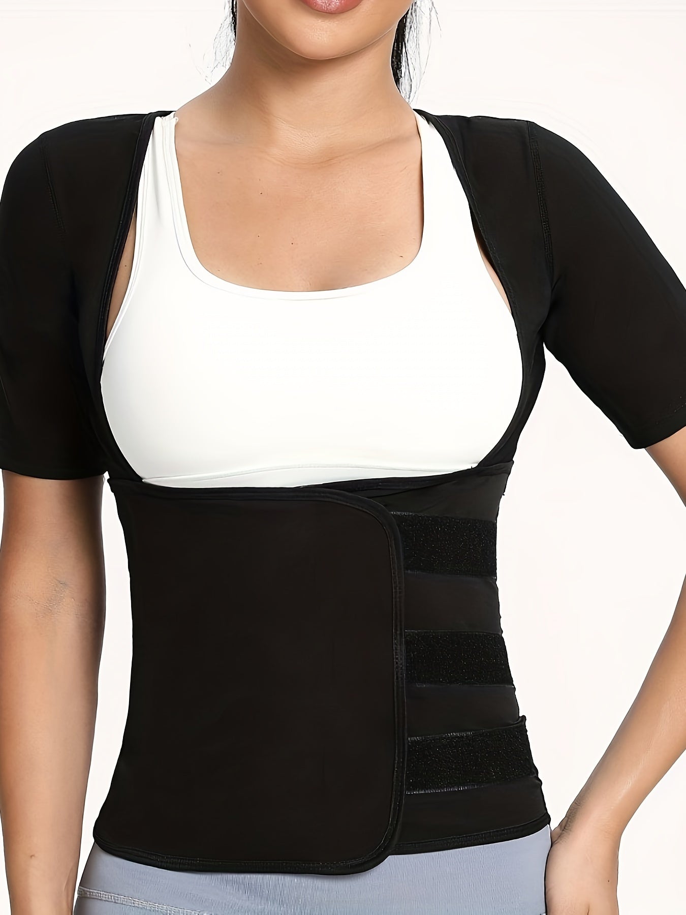 Short Sleeve Shaping Top Tummy Control Slimmer