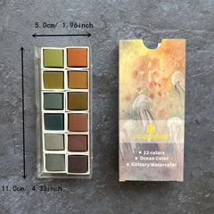 Dededepraise Retro Watercolors 12 24 Set